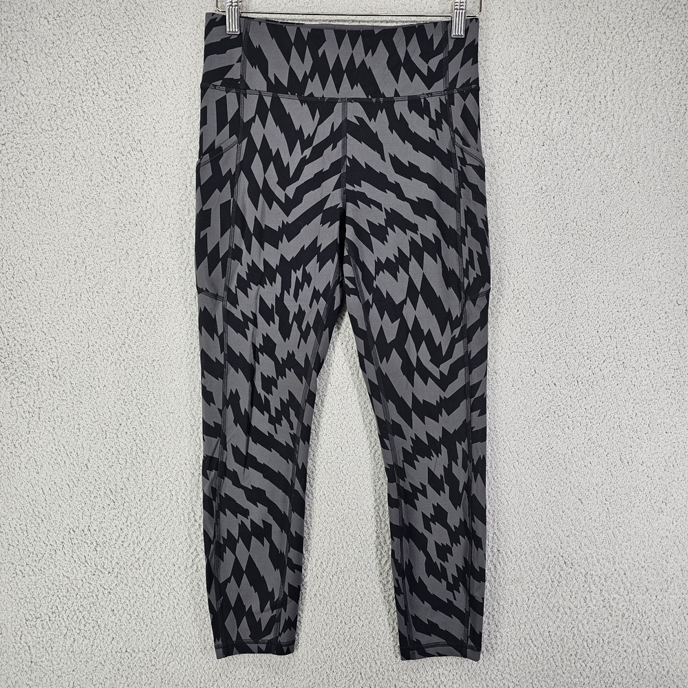 Lululemon Invigorate High Rise Tight Womens 8 Voltage Graphite Grey Black 25"